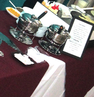 Buffet com crepe Francês