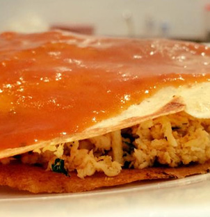 Buffet com crepe Francês - Crepe Salgado